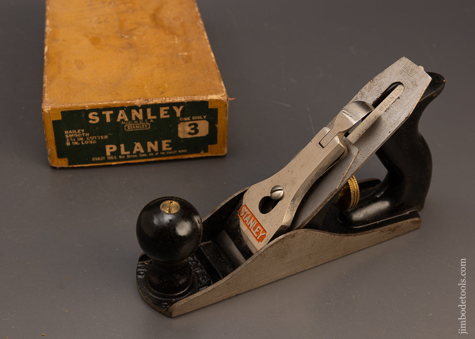 STANLEY-No.-4-Smooth-Plane-Near-Mint-in-Box-117756