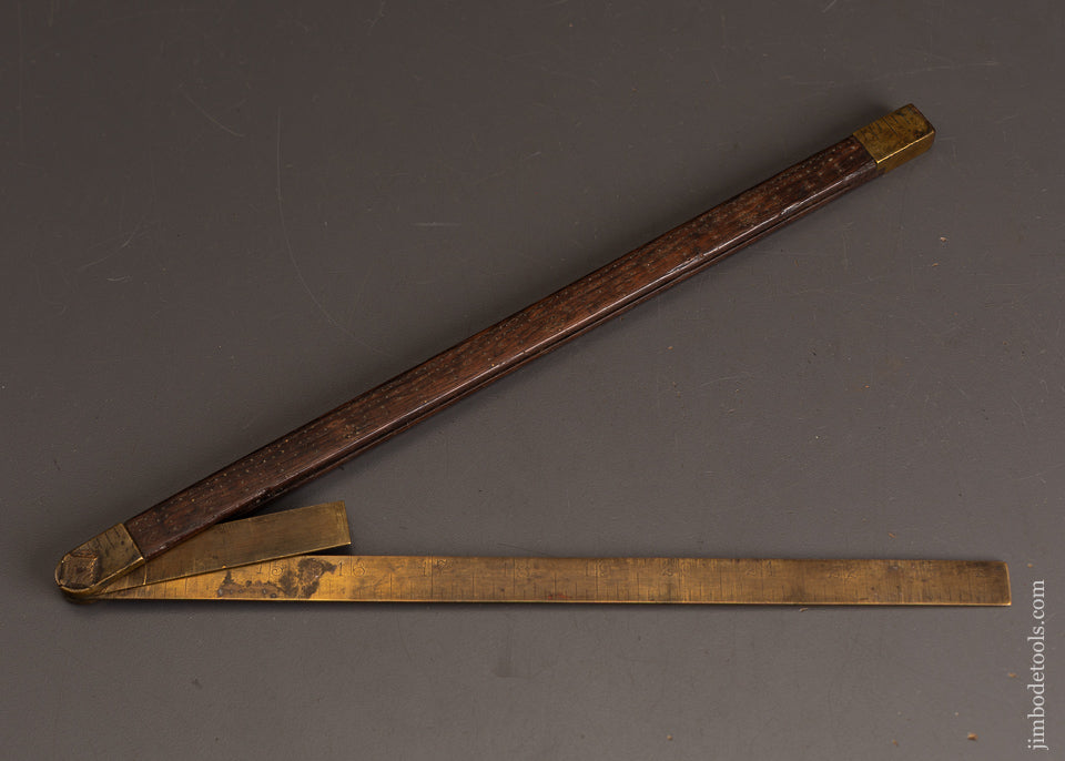 24-Inch-Rosewood-and-Brass-Shipwright’s-Bevel-&-Rule-117761