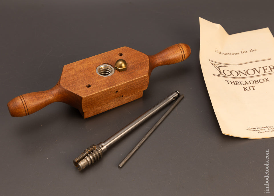 CONOVER 3/4 Inch Wood Threading Kit Mint - 117782 – Jim Bode Tools
