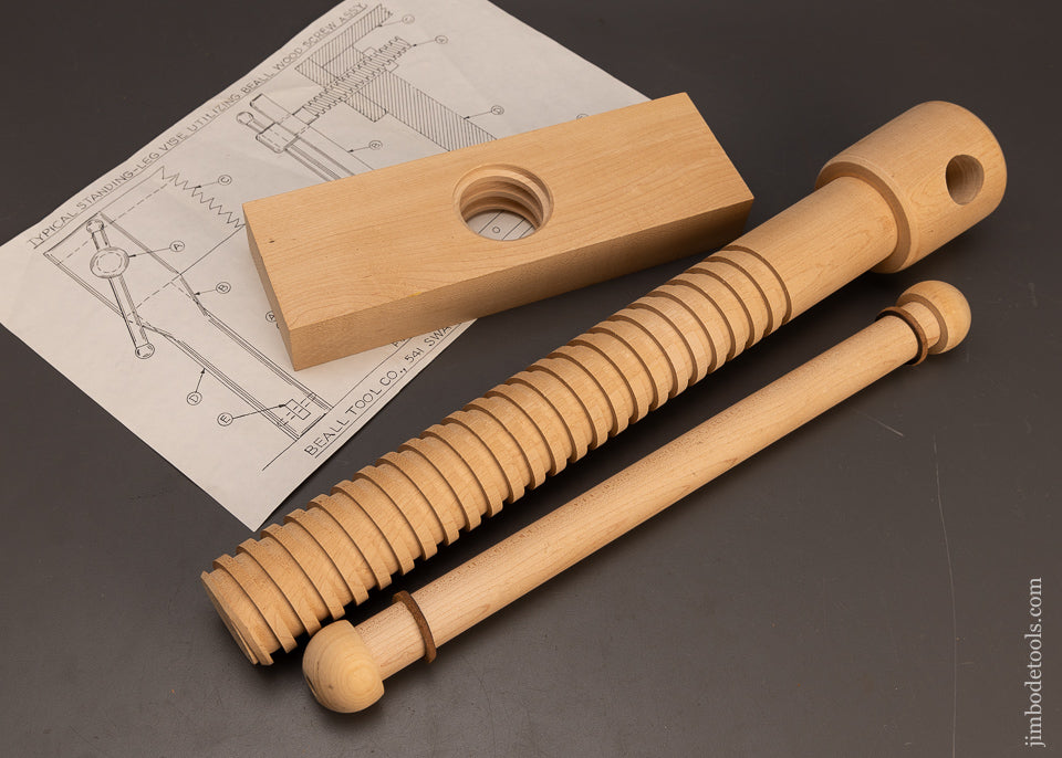 Mint-2-Inch-Wooden-Bench-Vise-Screw-117783