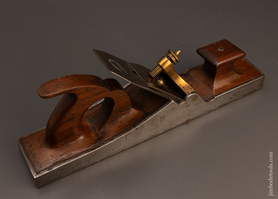 Really-Nice-15-1/2-Inch-Dovetailed-Mahogany-Infill-Bench-Plane-by-MACKAY-117823