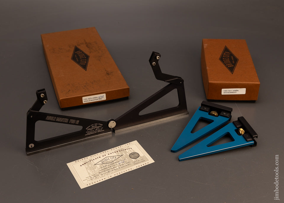 BRIDGE-CITY-TOOL-WORKS-AMP6i-Angle-Master-Pro-Precision-Protractor-Mint-in-Box-117825