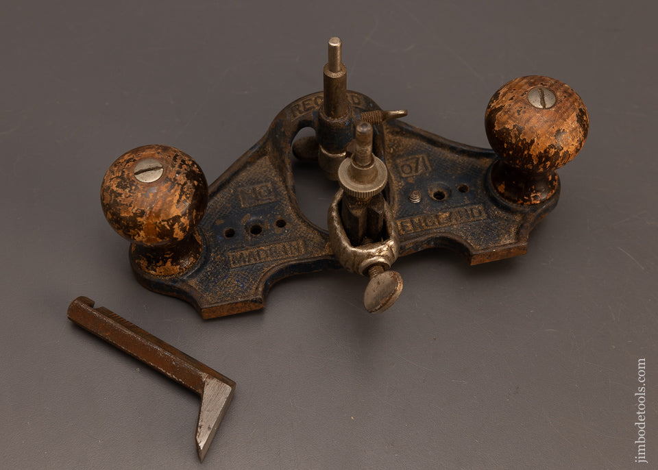 RECORD-No.-071-Router-Plane-with-Fence-&-2-Cutters-117828
