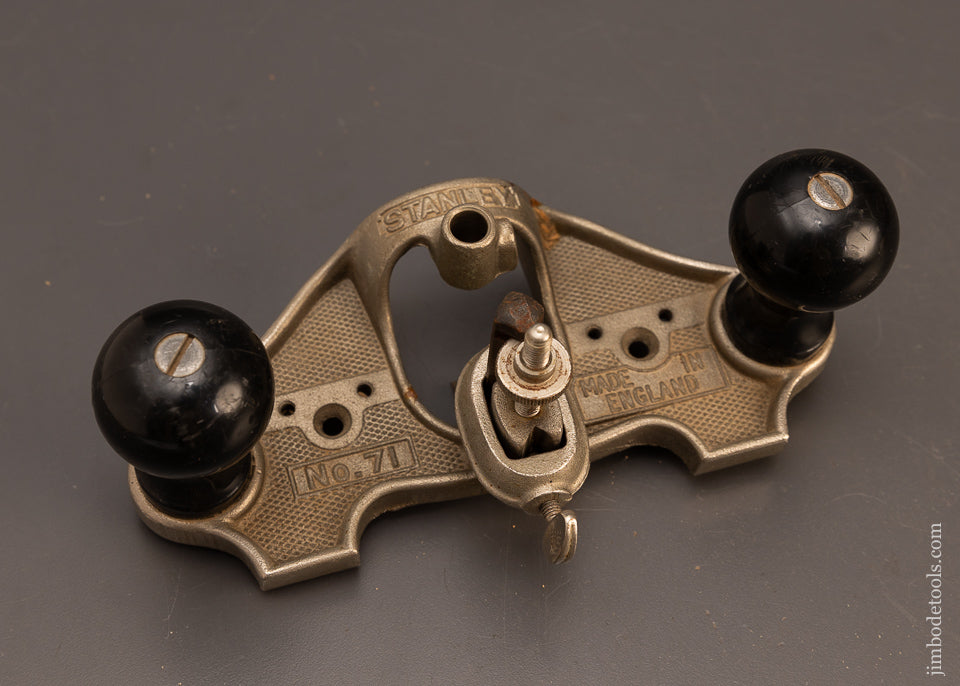 Jim Router Fine User STANLEY No. 71 Router Plane with One Iron - 117829 – Jim Bode ...