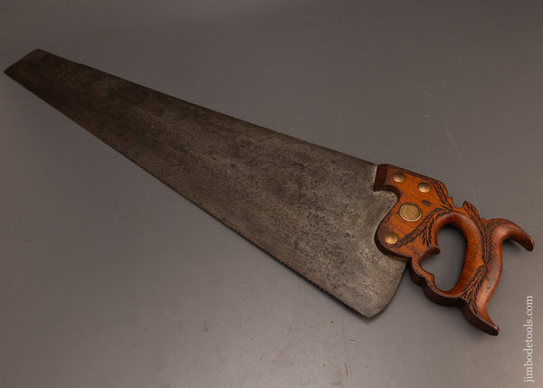 Fabulous-DISSTON-No.-12-London-Spring-Hand-Saw-117835