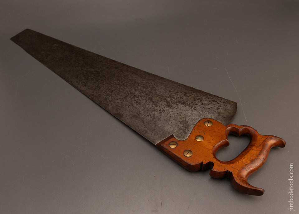 Fabulous-DISSTON-No.-12-London-Spring-Hand-Saw-117835
