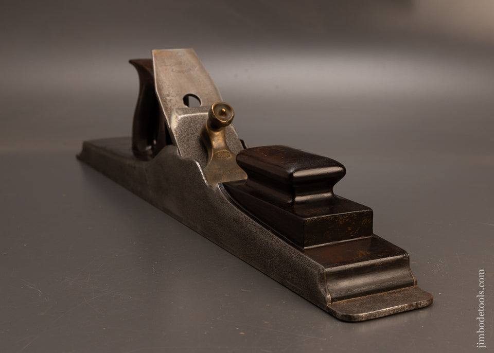 Very-Rare-Pre-War-NORRIS-No.-1-Dovetailed-Rosewood-Infill-24-1/2-Inch-Jointer-Plane-117847