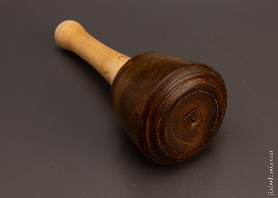Pretty-Lignum-Vitae-Carving-Mallet-with-Boxwood-Handle-117870