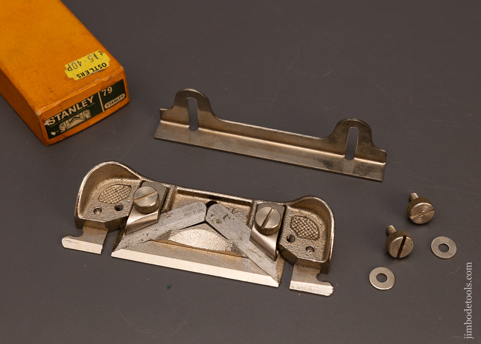 STANLEY No. 79 Double Side Rabbet Plane MINT in Original Box117881