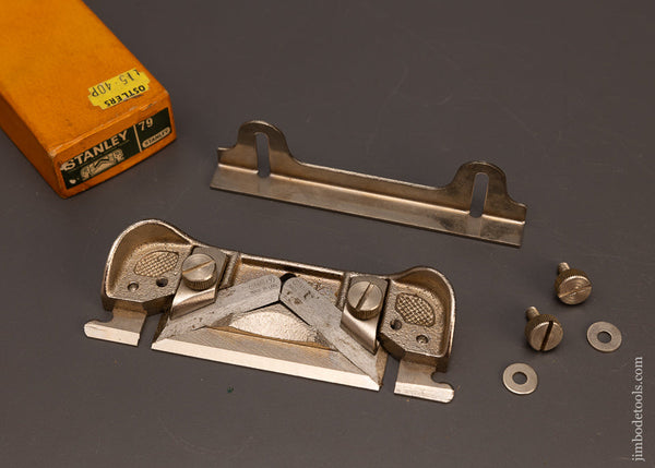 STANLEY No. 79 Double Side Rabbet Plane MINT in Original Box117881