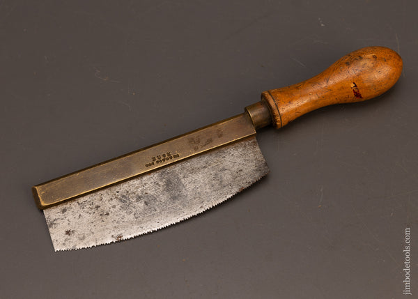 Awesome Boxwood Handled Brass Back Dovetail Saw by BUCK - 117898