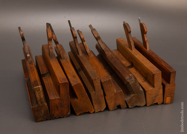 Really-Good-Set-of-8-Wooden-Moulding-Planes-117926