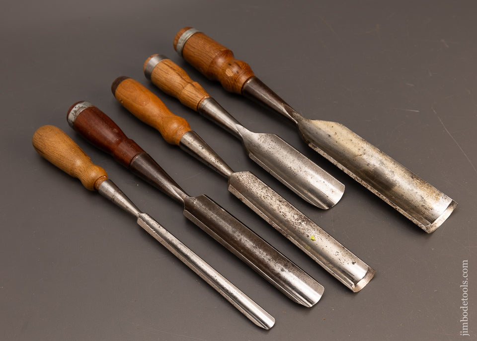 Sample Of Gouges Phenomenal Set of Gouges - 117936 – Jim Bode Tools