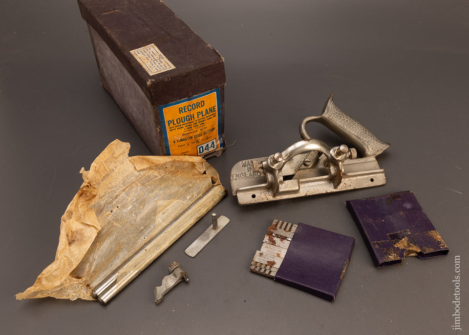 RECORD-No.-044-Plough/Plow-Plane-100%-COMPLETE-in-Original-Box-117940