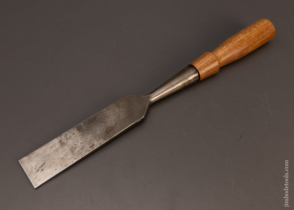 NEW-HAVEN-EDGE-TOOL-CO.-1-1/2-x-15-Inch-Socket-Firmer-Chisel-117958