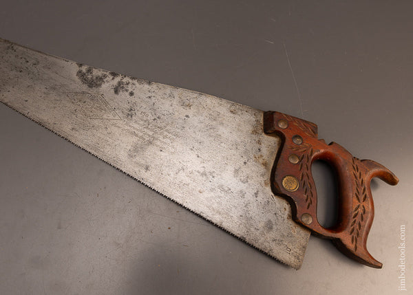 Excellent-User-SHAPLEIGH-HDW-DIAMOND-EDGE-Hand-Saw-No.-150-117961