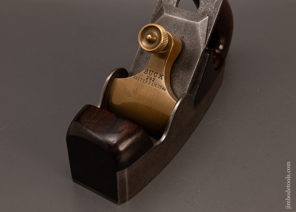 Stunning-Pre-War-NORRIS-No.-2-(for-Buck)-Dovetailed-Infill-Smooth-Plane-117982