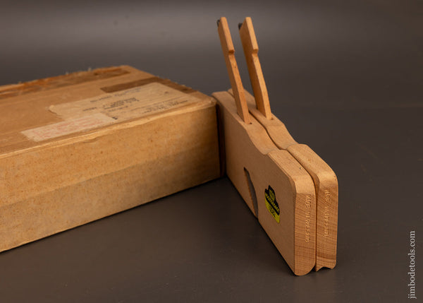 Mint-in-Box-Unused-Pair-of-3/8-Inch-(No.-6)-Hollow-&-Round-Moulding-Planes-by-NOOITGEDAGT-117997