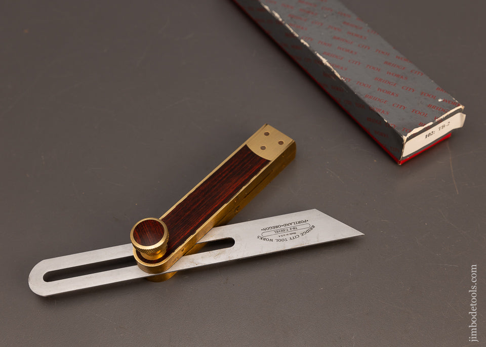 BRIDGE-CITY-TOOL-WORKS-TB-2-Bevel-Square-Near-Mint-in-Box-118014