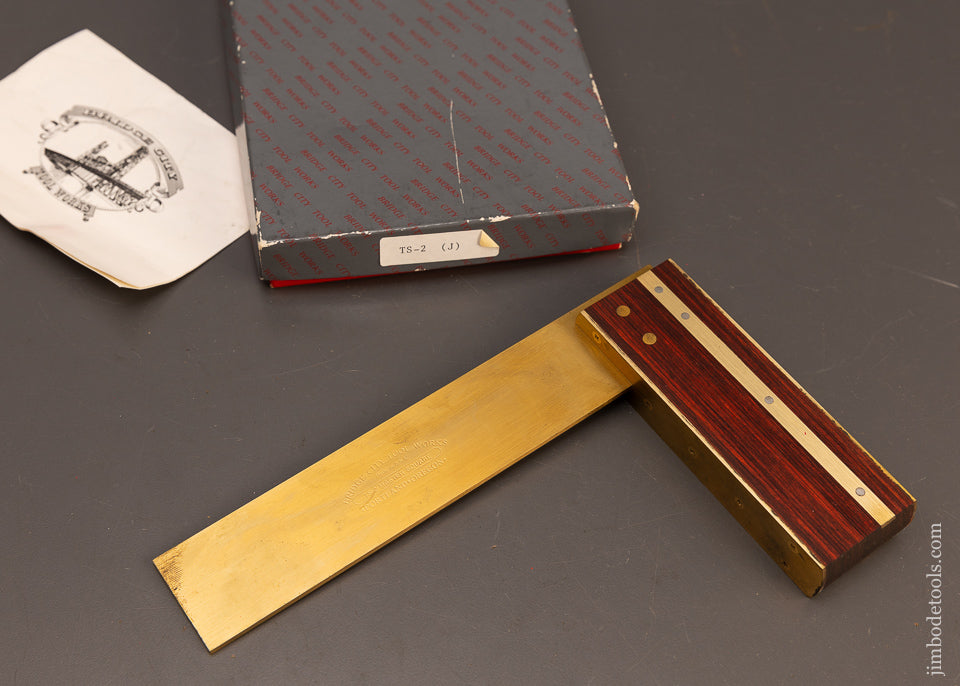 BRIDGE-CITY-TOOL-WORKS-TS-2-Try-Square-Near-Mint-in-Box-118016