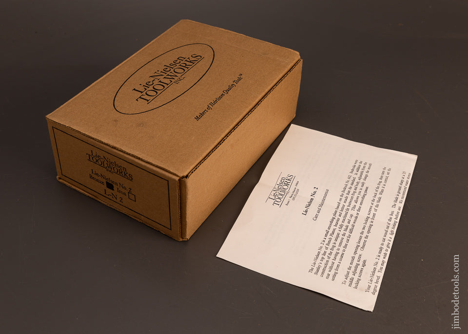 Mint-in-Box-LIE-NIELSEN-No.-2-Bronze-Smooth-Plane-118031