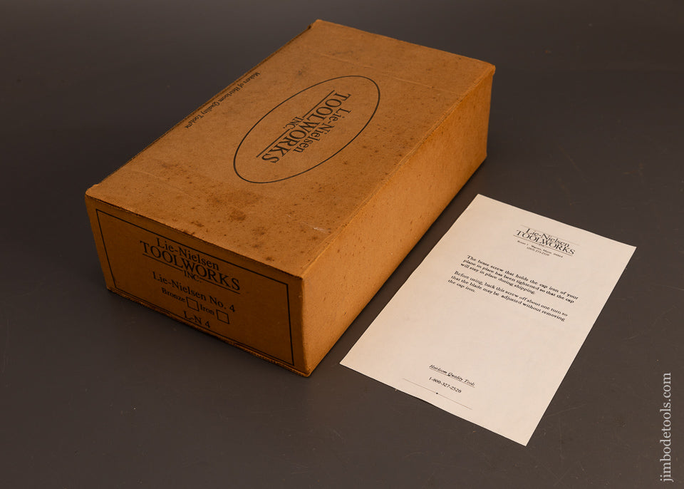 Mint-in-Box-LIE-NIELSEN-No.-4-Bronze-Smooth-Plane-118034