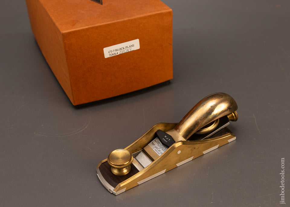 Mint-in-Box-Rare-Ebony-BRIDGE-CITY-TOOL-WORKS-CT-7-Low-Angle-Block-Plane-118035
