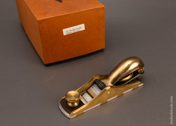 Mint-in-Box-Rare-Ebony-BRIDGE-CITY-TOOL-WORKS-CT-7-Low-Angle-Block-Plane-118035