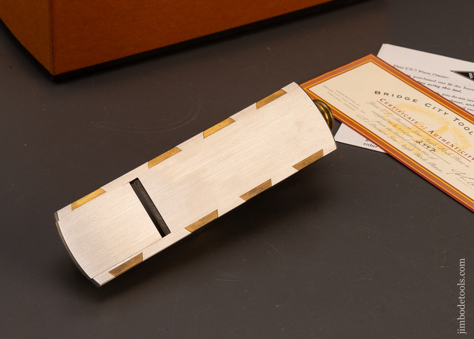 Mint-in-Box-Rare-Ebony-BRIDGE-CITY-TOOL-WORKS-CT-7-Low-Angle-Block-Plane-118035
