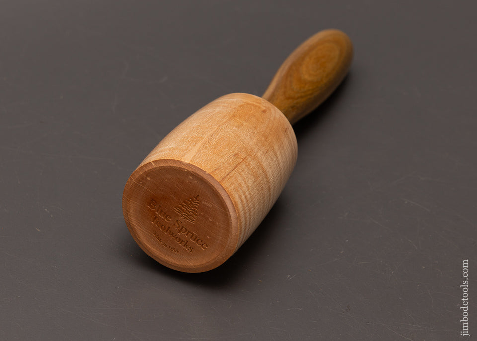 1-Pound-BLUE-SPRUCE-TOOL-WORKS-Tiger-Maple-Mallet-118045