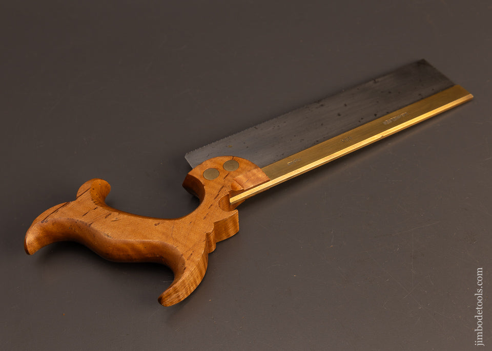 LIE-NIELSEN-Brass-Back-Dovetail-Saw-Discontinued-Tiger-Maple-118050