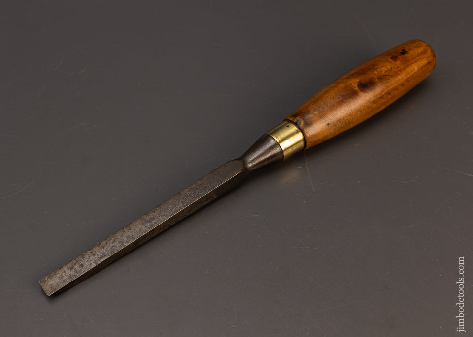 Really-Fine-MARPLES-Boxwood-Handled-Mortise-Chisel-1/2-x-13-1/2-Inches-118057