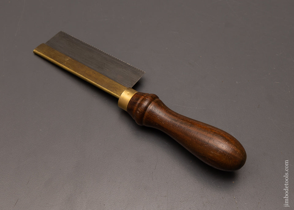 Mint-CROWN-TOOLS-Rosewood-Handled-Extra-Fine-Brass-Back-Dovetail-Saw-118064