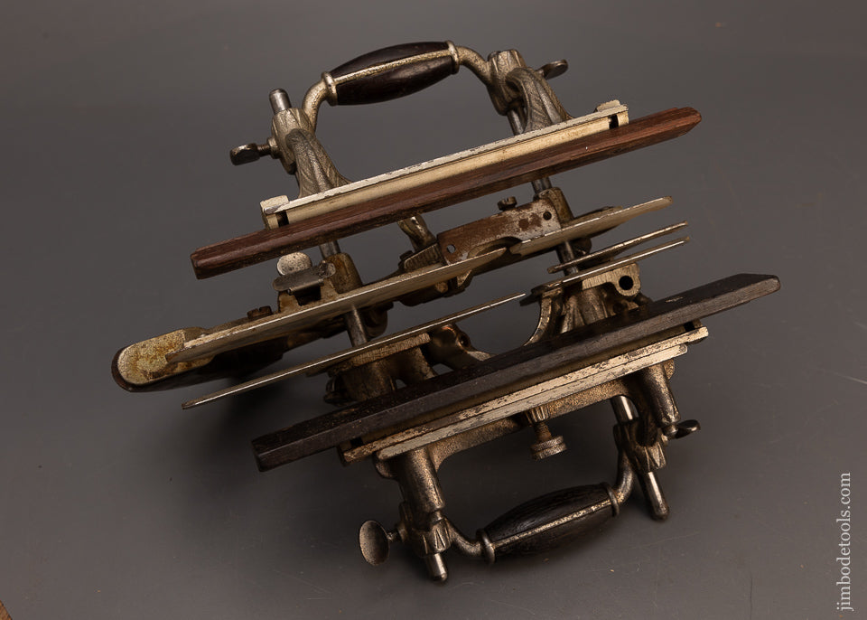 Awesome-100%-Complete-STANLEY-No.-55-Combination-Plane-in-Original-Box-118074