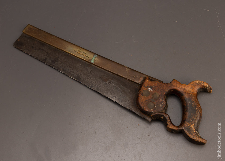 Rare-J.-BRODIE-Brass-Back-Saw-118479