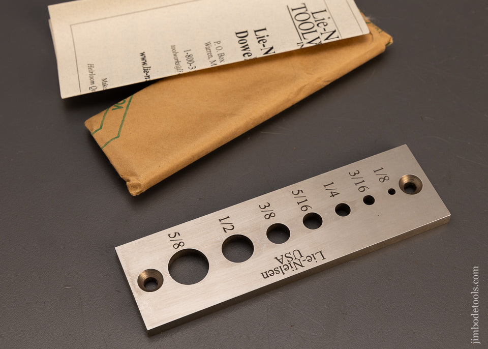 Mint-LIE-NIELSEN-Standard-Dowel-Plate-118133