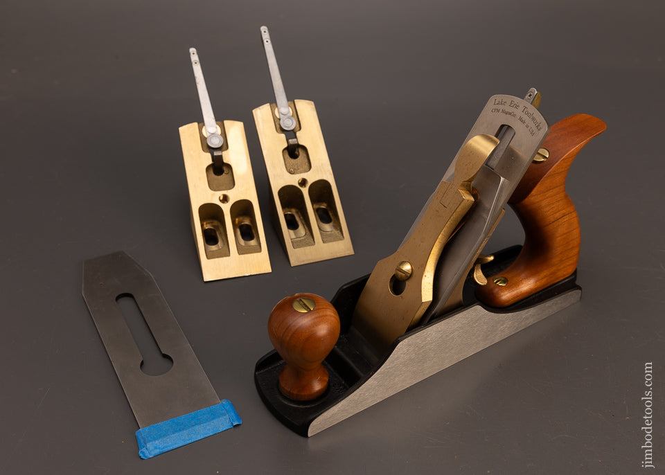 Near-Mint-LIE-NIELSEN-No.-3-Smooth-Plane-with-3-Frogs-&-Spare-Iron-45°,-50°,-55°-118157