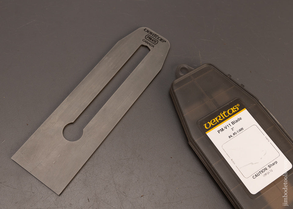 2-Inch-LEE-VALLEY-VERITAS-PM-V-II-Replacement-Plane-Iron-Upgrade-Mint-118171