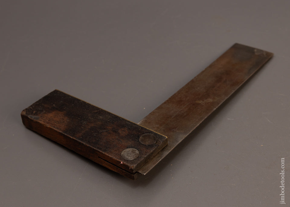 1894 HOULE PATENT Combination Try Square & Bevel - 118204