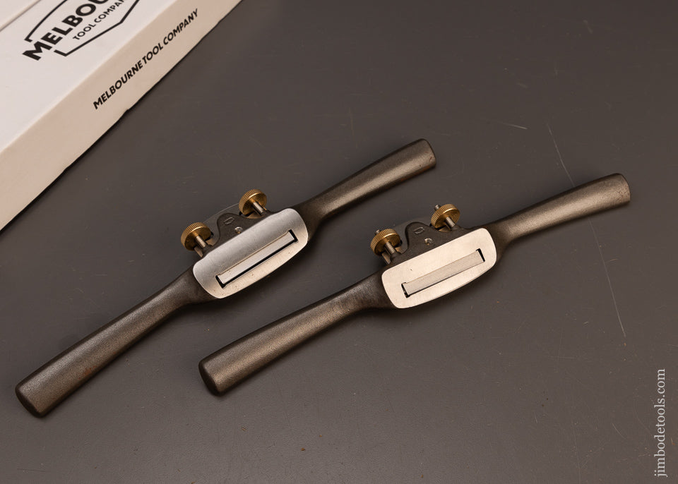 Set-of-2-Mint-in-Box-MELBOURNE-TOOL-CO.-Flat-&-Round-Bottom-Spoke-Shave-118218