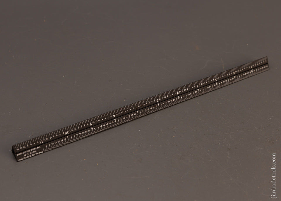 Mint-BRIDGE-CITY-TOOL-WORKS-12-Inch-Triangular-Rule-118233