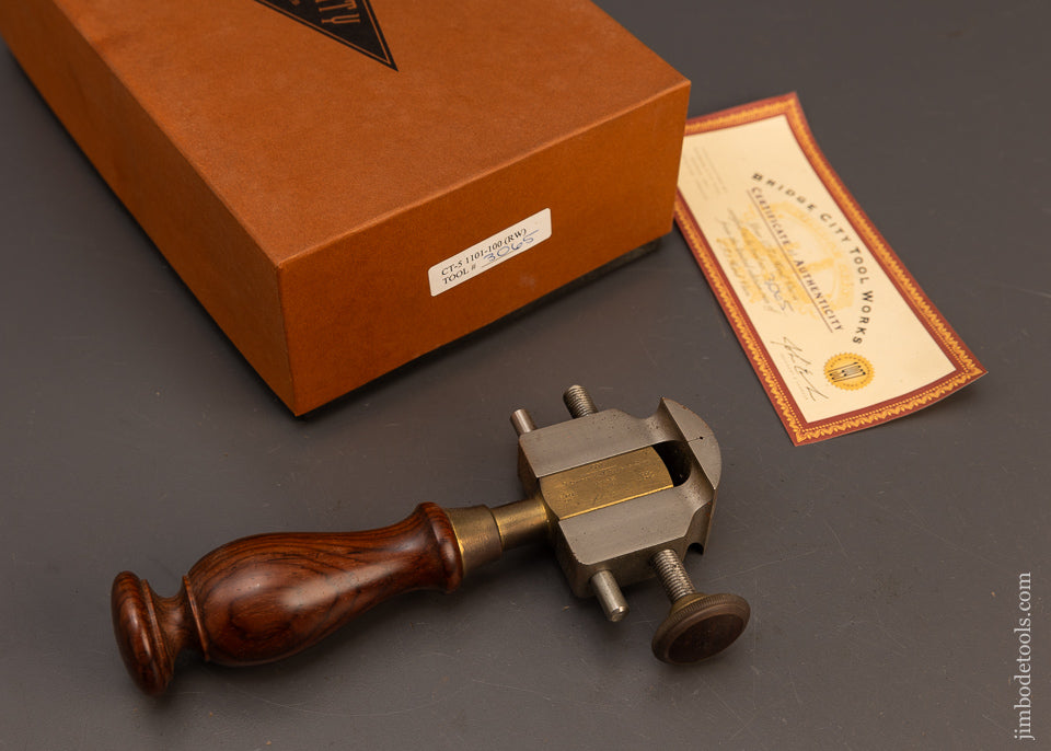 BRIDGE-CITY-TOOL-WORKS-CT-5-Hand-Vise-Near-Mint-in-Box-118261