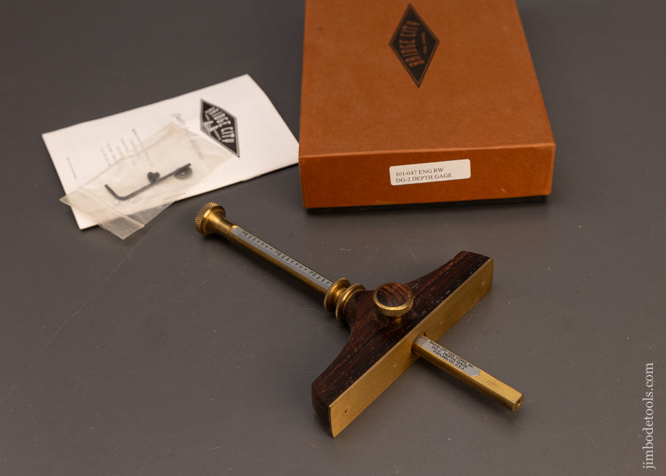 BRIDGE-CITY-TOOL-WORKS- DG-2-Depth-&-Marking-Gauge-Mint-in-Box-118263