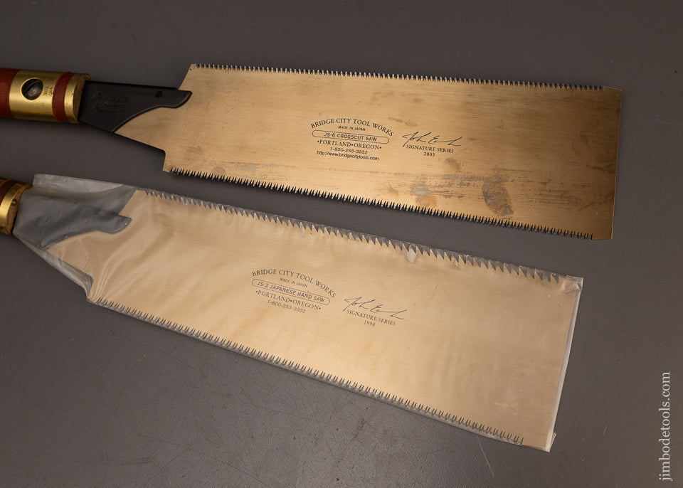 Long-Discontinued-BRIDGE-CITY-TOOL-WORKS-Set-of-5-Presentation-Quality-Japanese-Saws-118269