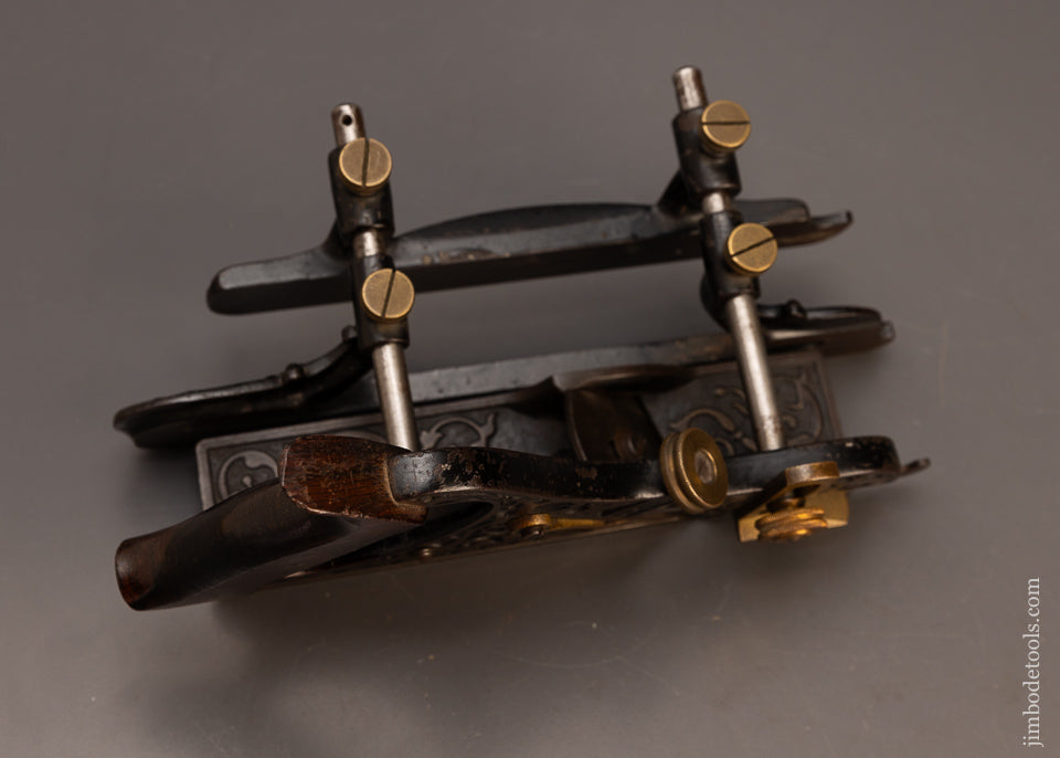 Stunning-STANLEY-MILLERS-PATENT-Ornate-No.-41-Plow-Plane-118274