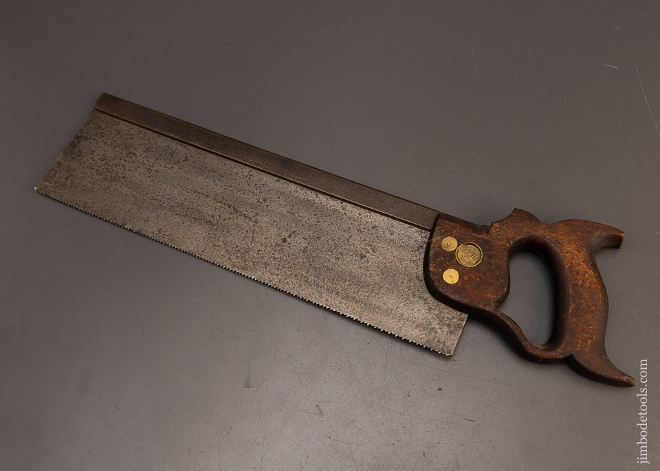 Rare JNo. H. GUNNIS PHILA. 14 Inch Back Saw 118275