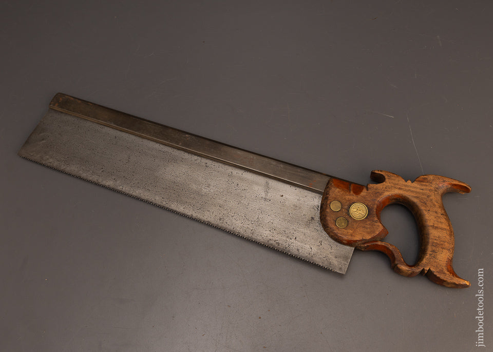 Very-Rare-PLATT-&-HOLROYD-(NY)-16-Inch-Back-Saw-118281