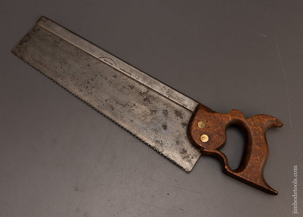 Very-Rare-DENNISTOON-&-DISBROW-NY-Back-Saw-German-Steel-118282