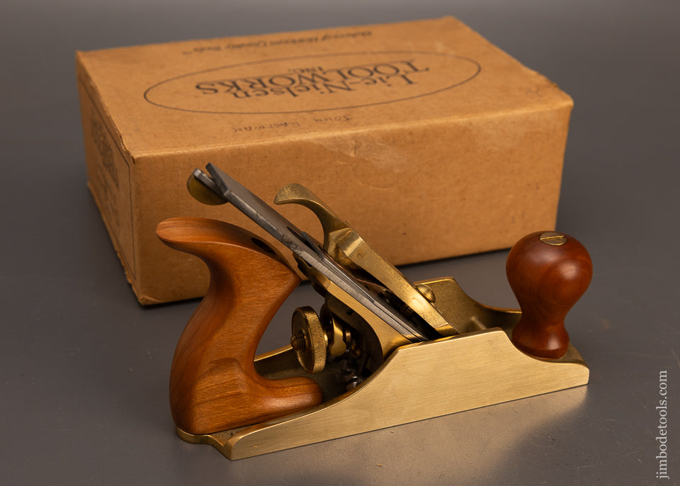 Discontinued-BRONZE-LIE-NIELSEN-No.-2-Smooth-Plane-Near-Mint-in-Box-118285