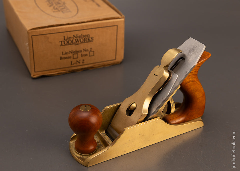 Near-Mint-in-Box-Bronze-LIE-NIELSEN-No.-2-Smooth-Plane-118286